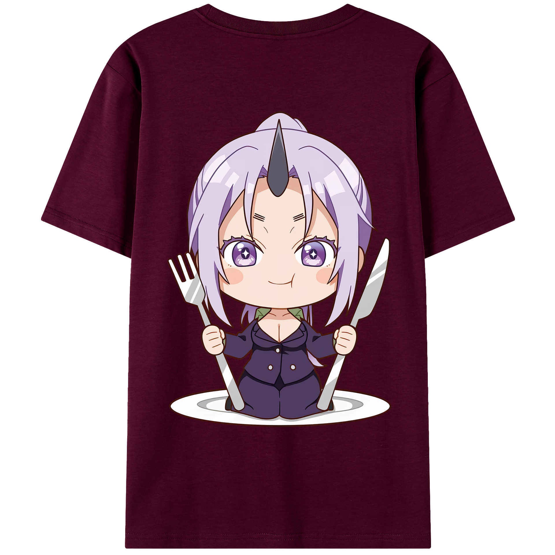 （画像用） 転スラ Regarding Reincarnated to Slime レディース半袖Tシャツ(バックプリント)